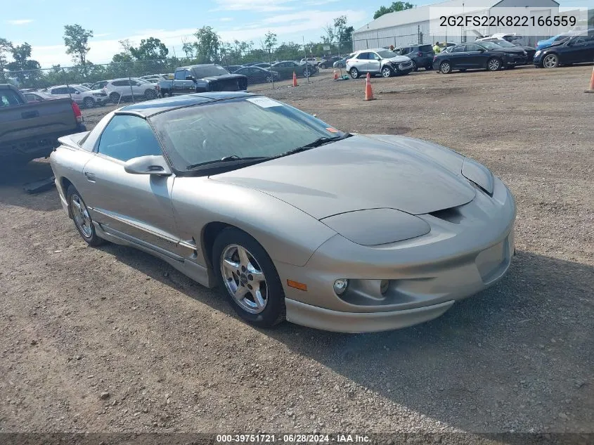 2002 Pontiac Firebird VIN: 2G2FS22K822166559 Lot: 39751721