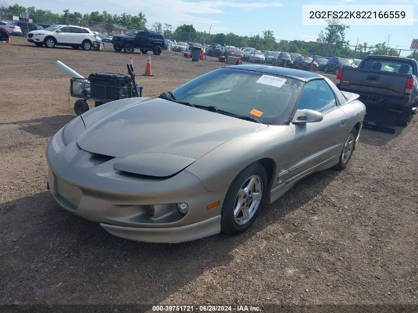 2G2FS22K822166559 2002 Pontiac Firebird