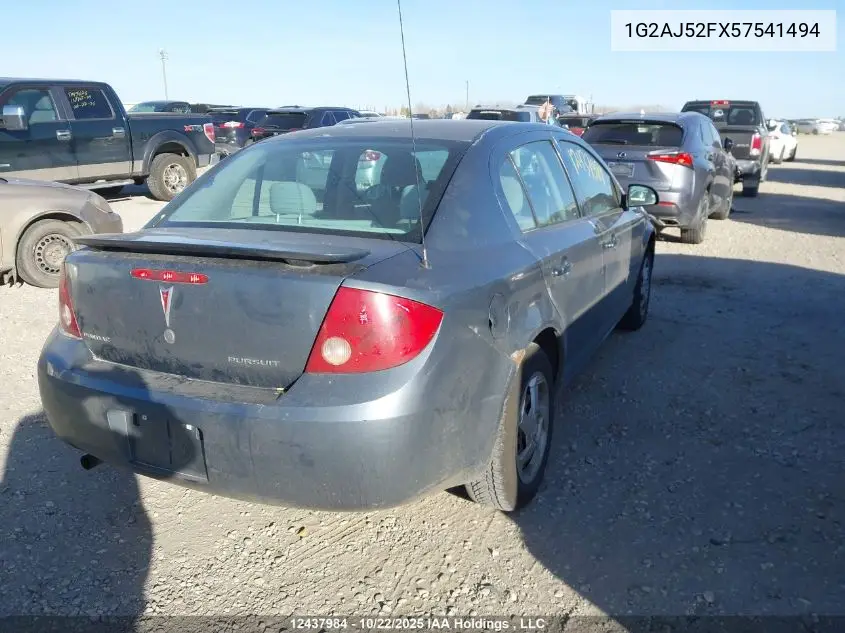 1G2AJ52FX57541494 2005 Pontiac Pursuit