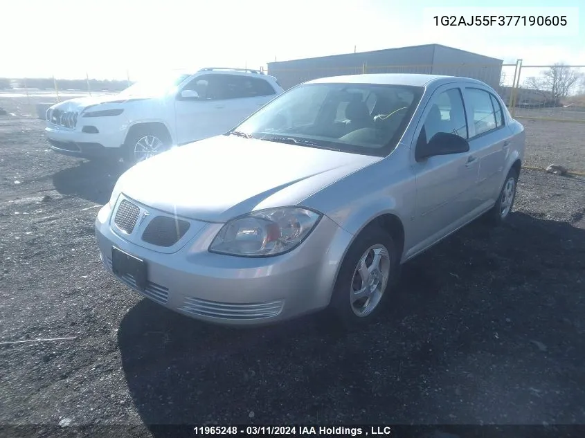 1G2AJ55F377190605 2007 Pontiac G5