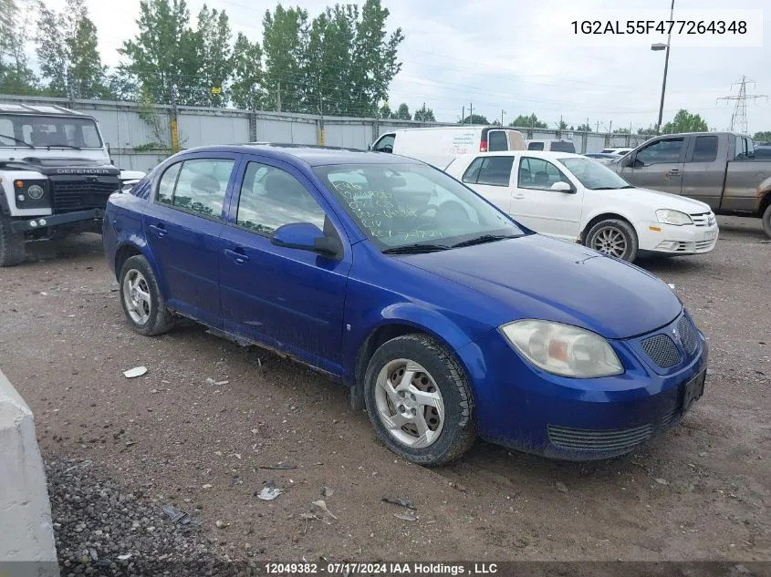 2007 Pontiac G5 Se VIN: 1G2AL55F477264348 Lot: 12049382