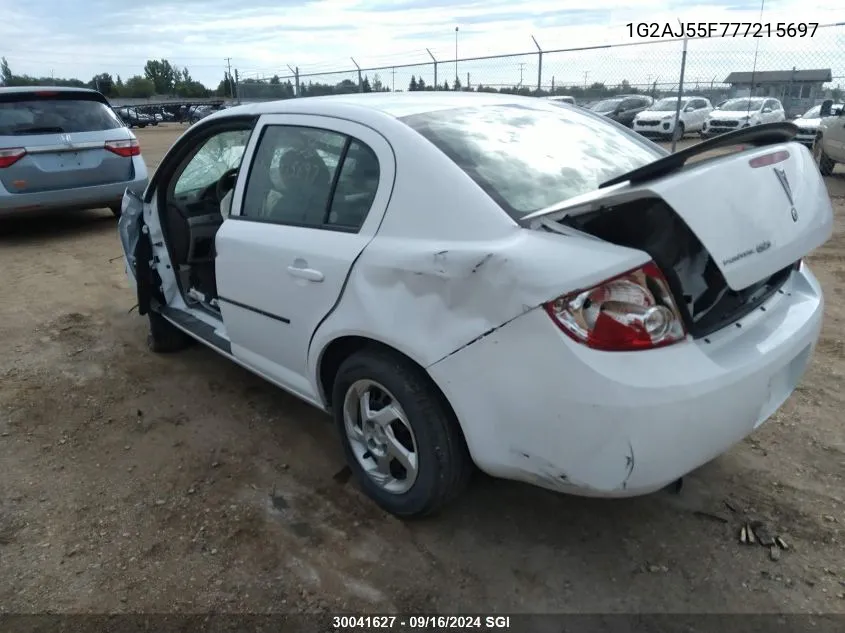 2007 Pontiac G5 VIN: 1G2AJ55F777215697 Lot: 30041627