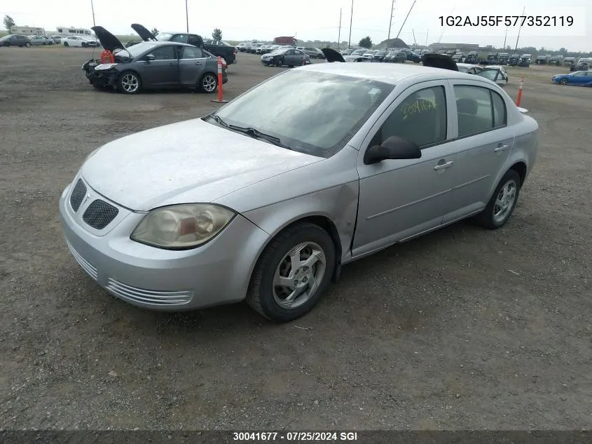 1G2AJ55F577352119 2007 Pontiac G5