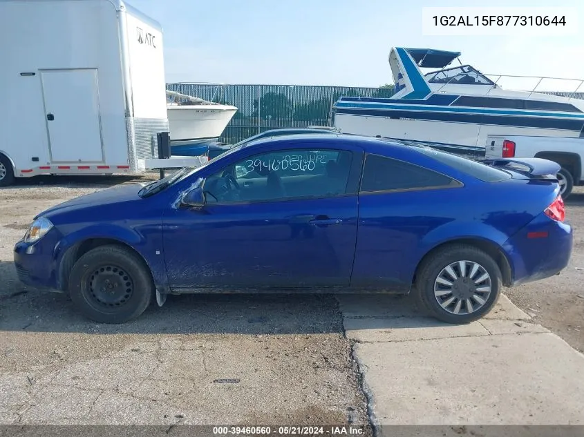 1G2AL15F877310644 2007 Pontiac G5