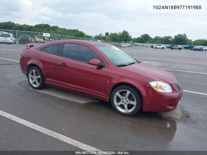 1G2AN18B977191988 2007 Pontiac G5 Gt