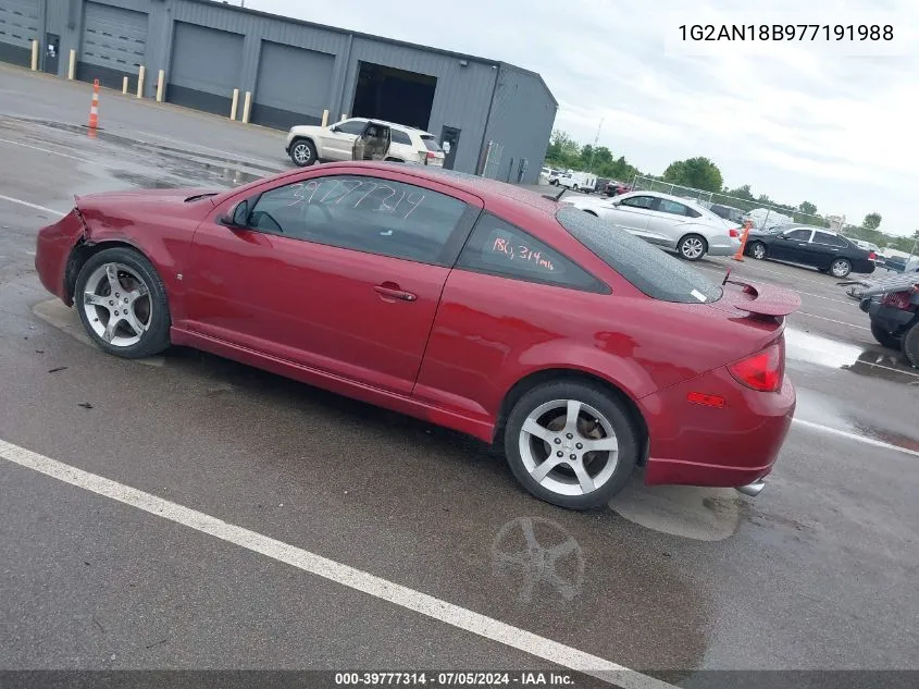 1G2AN18B977191988 2007 Pontiac G5 Gt