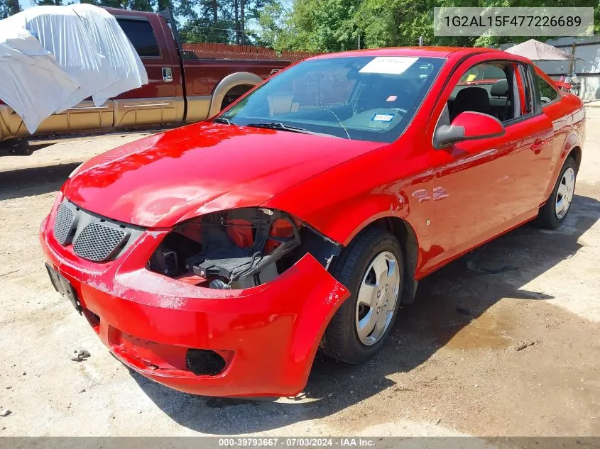 2007 Pontiac G5 VIN: 1G2AL15F477226689 Lot: 39793667