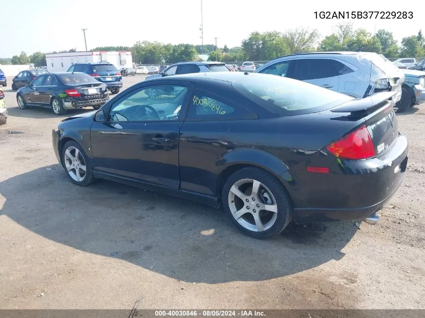 2007 Pontiac G5 Gt VIN: 1G2AN15B377229283 Lot: 40030846