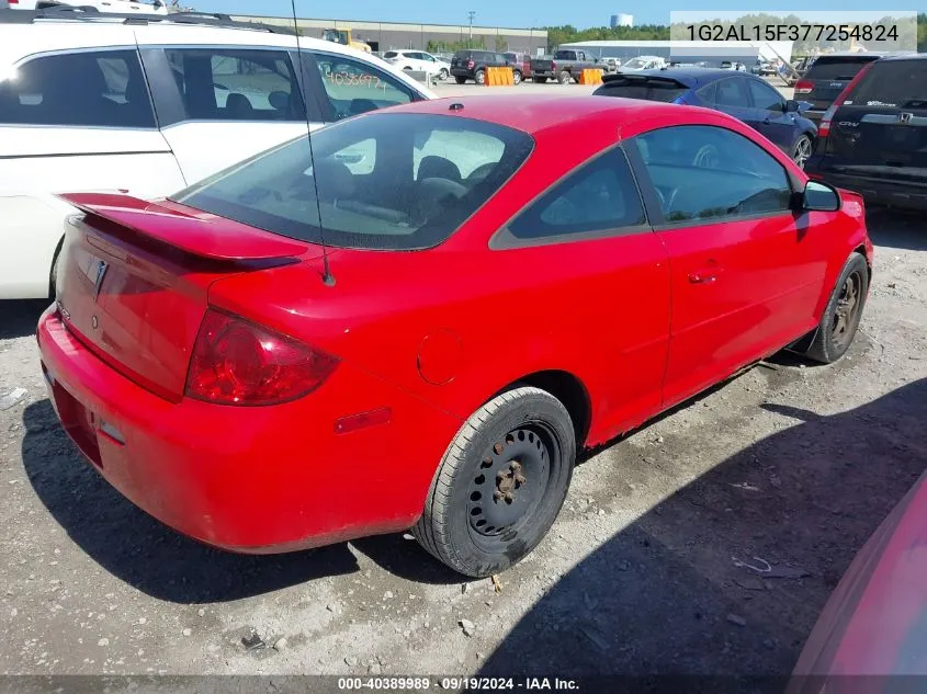 2007 Pontiac G5 VIN: 1G2AL15F377254824 Lot: 40389989