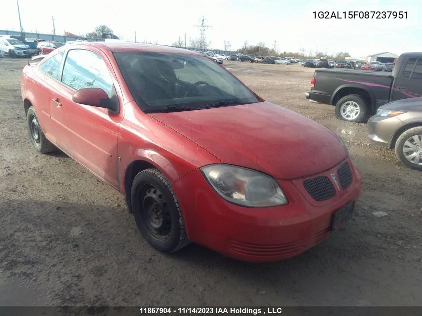 1G2AL15F087237951 2008 Pontiac G5 Base/Se W/1Sa/Se W/1Sb