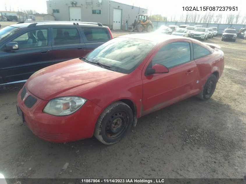 2008 Pontiac G5 Base/Se W/1Sa/Se W/1Sb VIN: 1G2AL15F087237951 Lot: 11867904