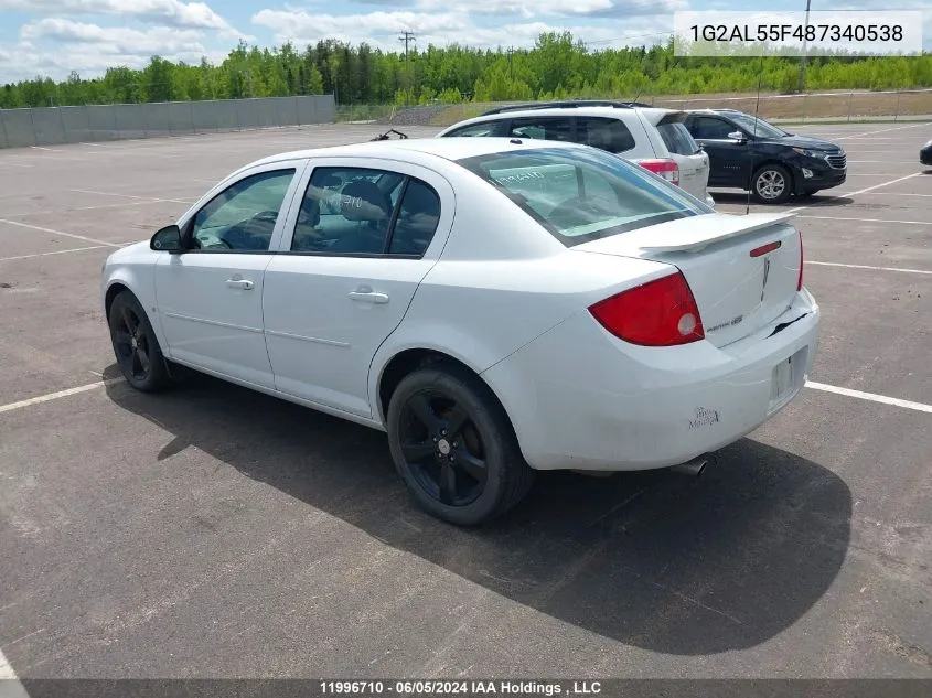 1G2AL55F487340538 2008 Pontiac G5