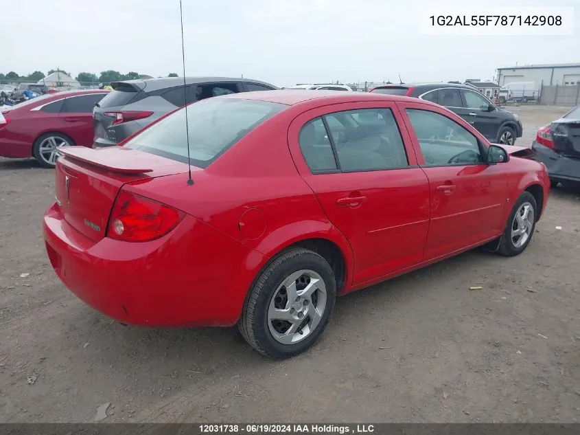 1G2AL55F787142908 2008 Pontiac G5