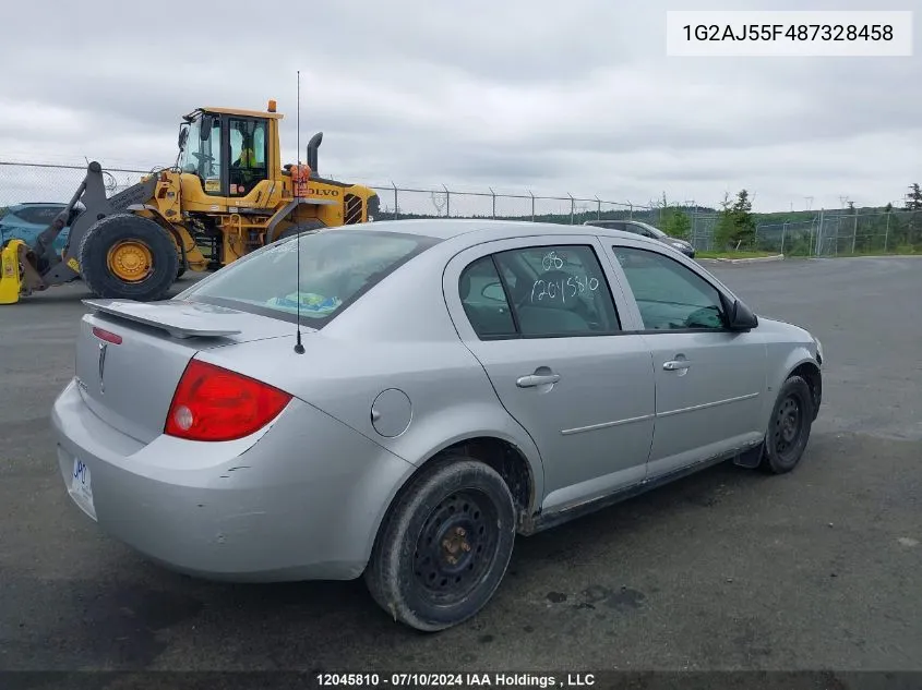 2008 Pontiac G5 VIN: 1G2AJ55F487328458 Lot: 12045810