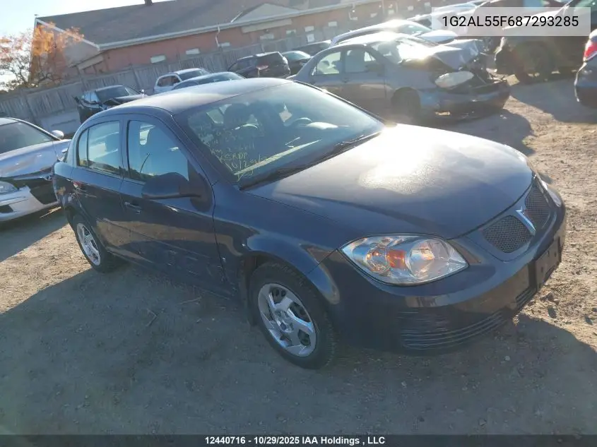 1G2AL55F687293285 2008 Pontiac G5 Se