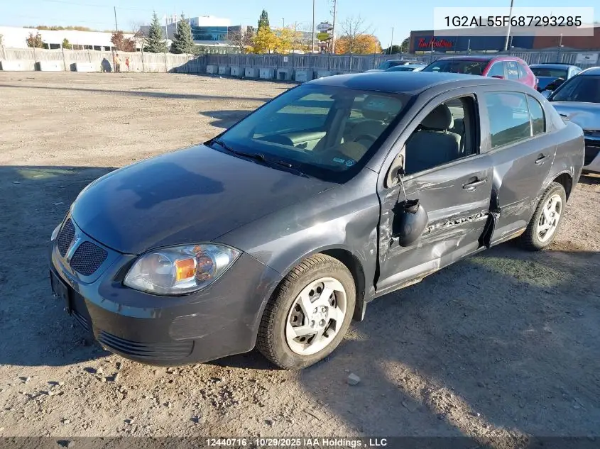1G2AL55F687293285 2008 Pontiac G5 Se