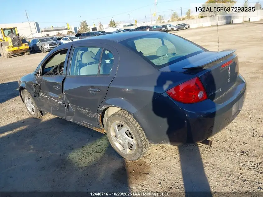 1G2AL55F687293285 2008 Pontiac G5 Se