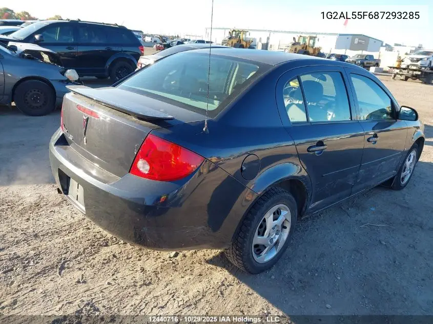1G2AL55F687293285 2008 Pontiac G5 Se