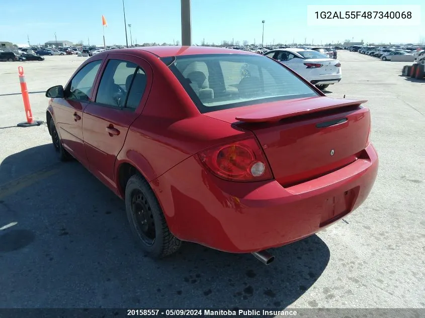 1G2AL55F487340068 2008 Pontiac G5 Se