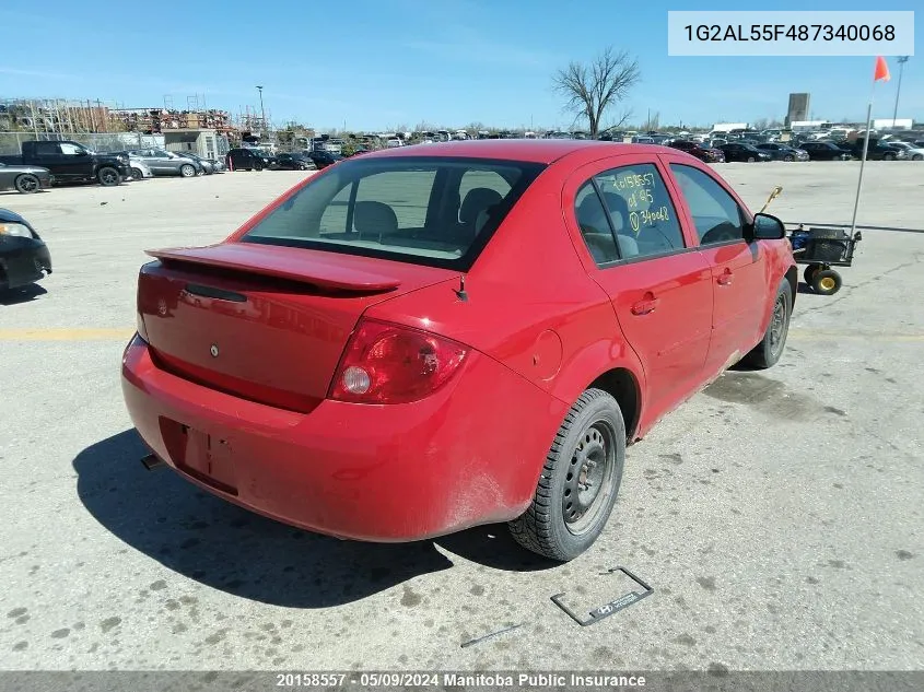 1G2AL55F487340068 2008 Pontiac G5 Se