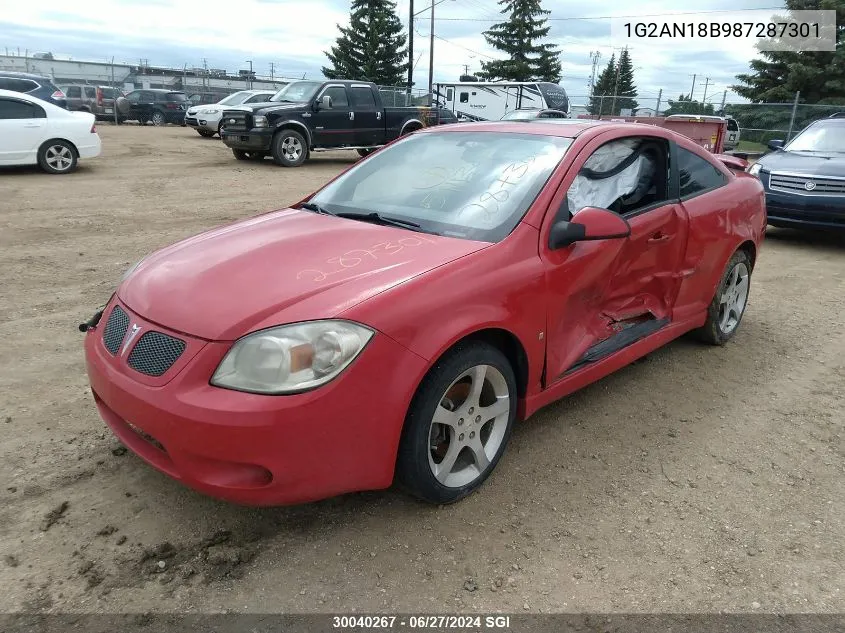 2008 Pontiac G5 Gt VIN: 1G2AN18B987287301 Lot: 30040267