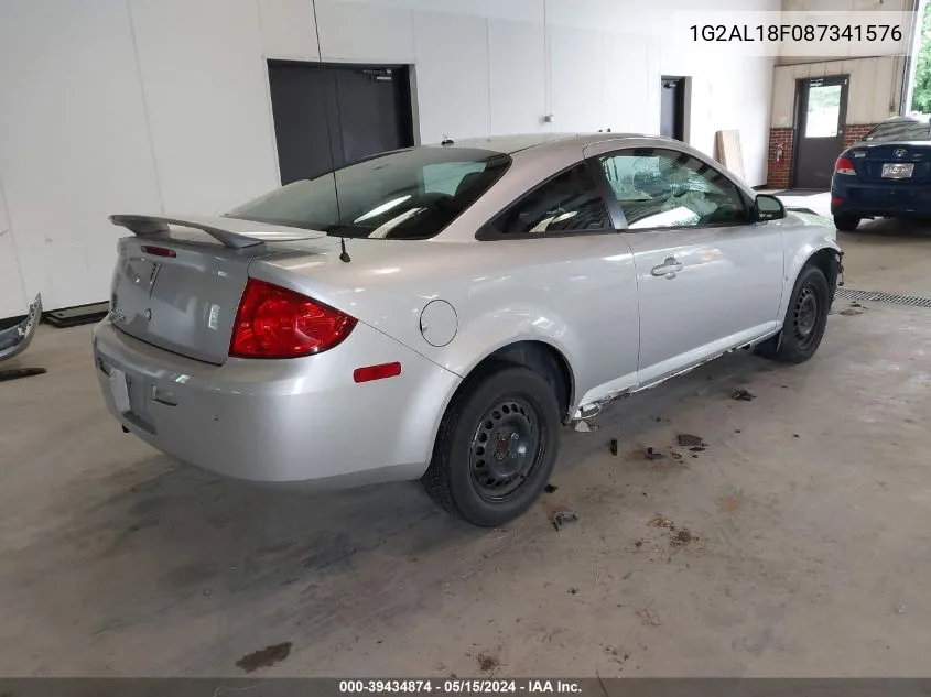 2008 Pontiac G5 VIN: 1G2AL18F087341576 Lot: 39434874