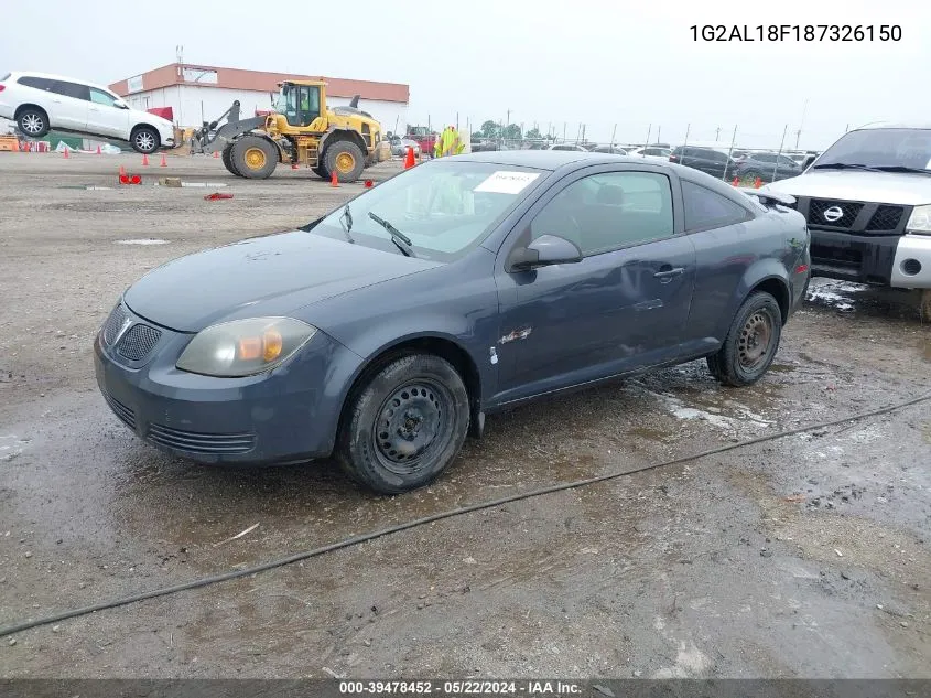 2008 Pontiac G5 VIN: 1G2AL18F187326150 Lot: 39478452