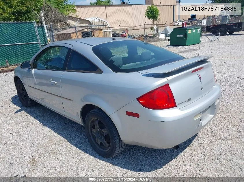 2008 Pontiac G5 VIN: 1G2AL18F787184886 Lot: 39872775