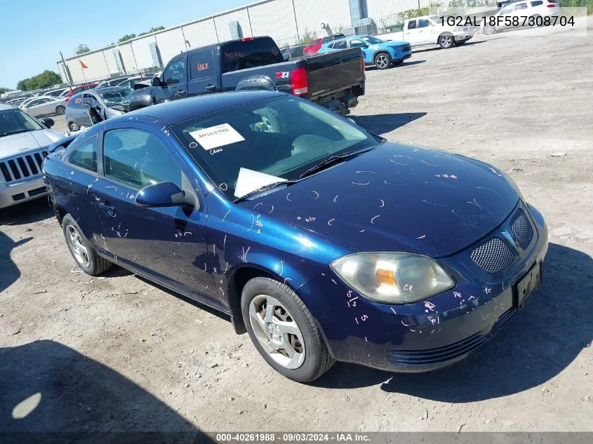 2008 Pontiac G5 VIN: 1G2AL18F587308704 Lot: 40261988