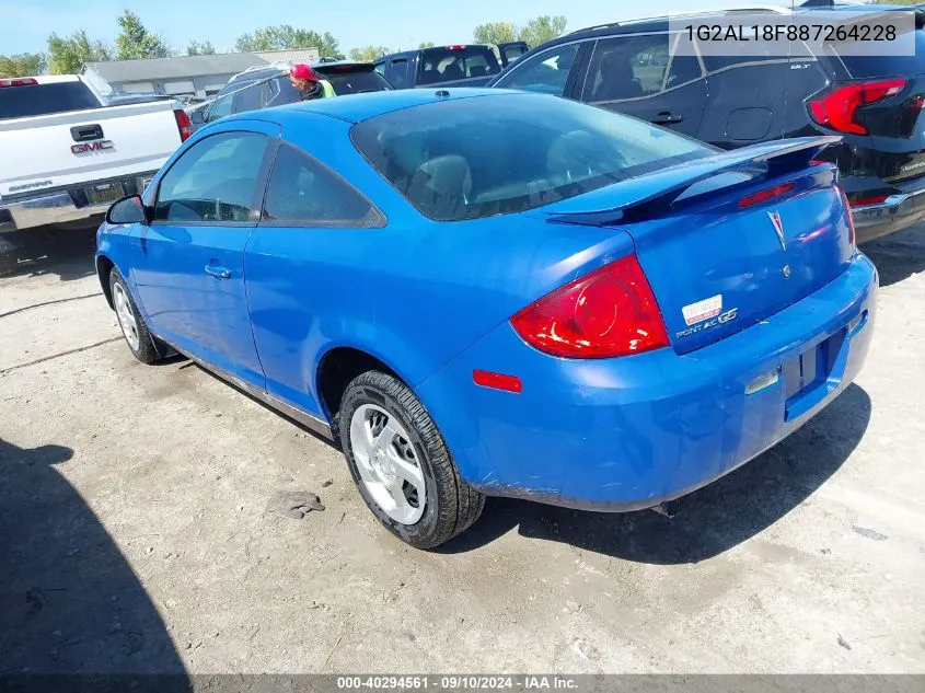 2008 Pontiac G5 VIN: 1G2AL18F887264228 Lot: 40294561