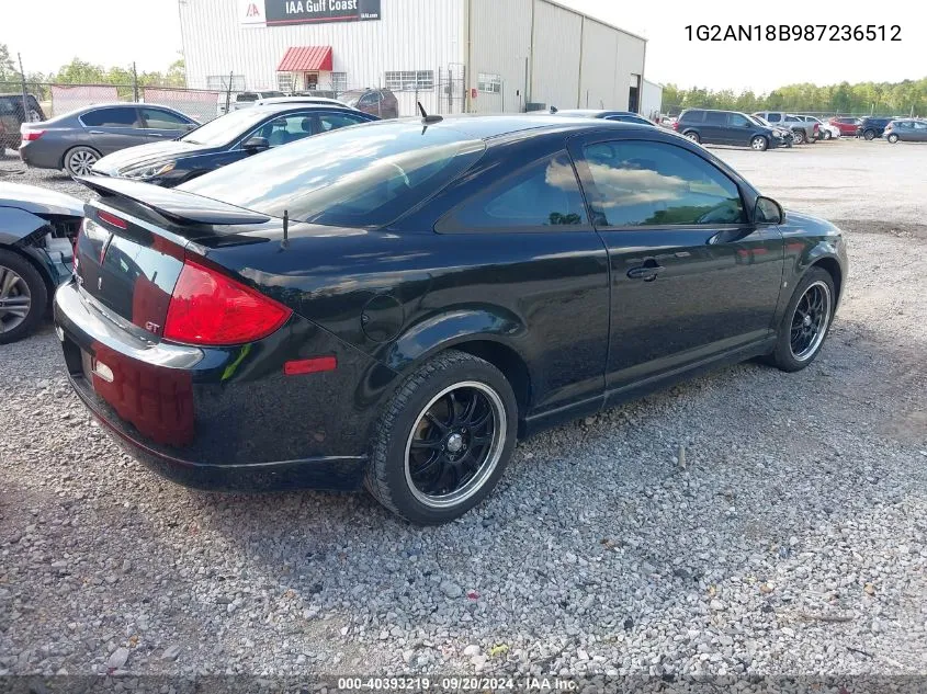 1G2AN18B987236512 2008 Pontiac G5 Gt