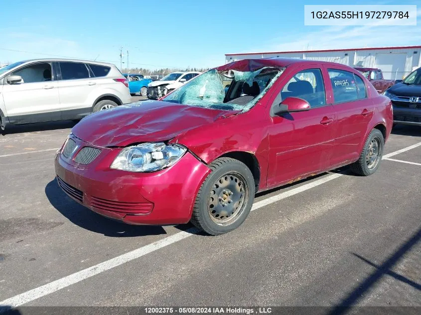 2009 Pontiac G5 VIN: 1G2AS55H197279784 Lot: 12002375