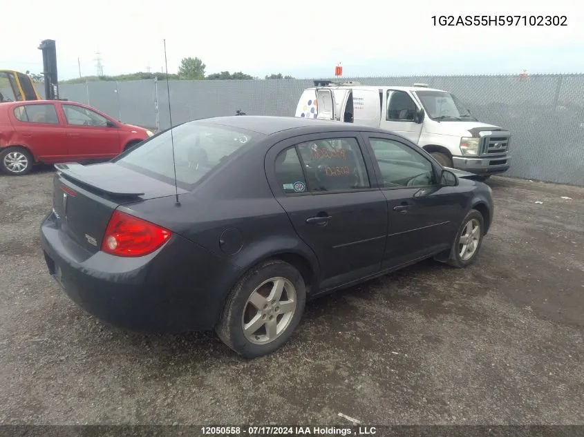 2009 Pontiac G5 VIN: 1G2AS55H597102302 Lot: 12050558