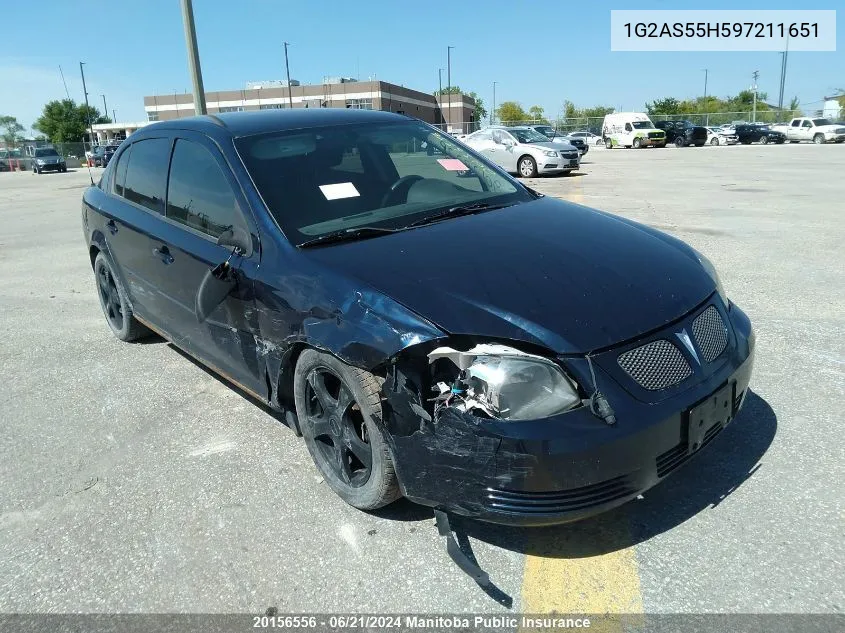 1G2AS55H597211651 2009 Pontiac G5