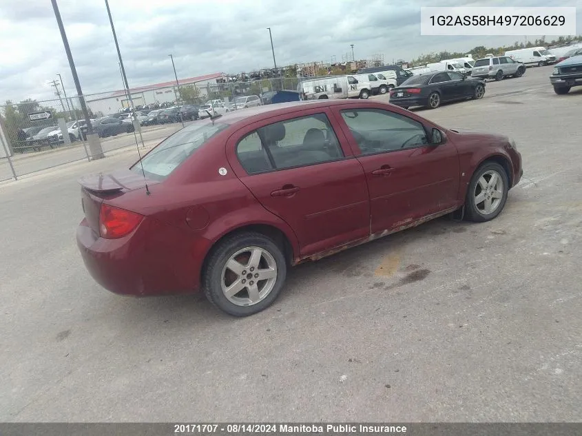 1G2AS58H497206629 2009 Pontiac G5 Se