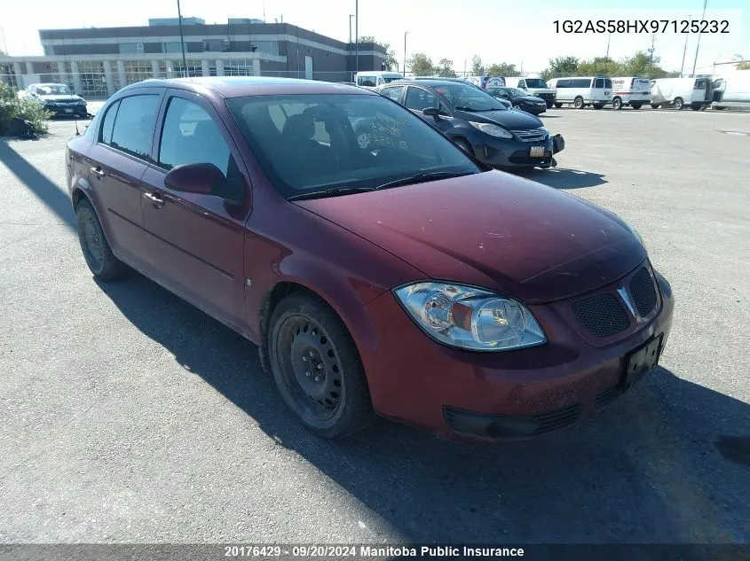 1G2AS58HX97125232 2009 Pontiac G5 Se