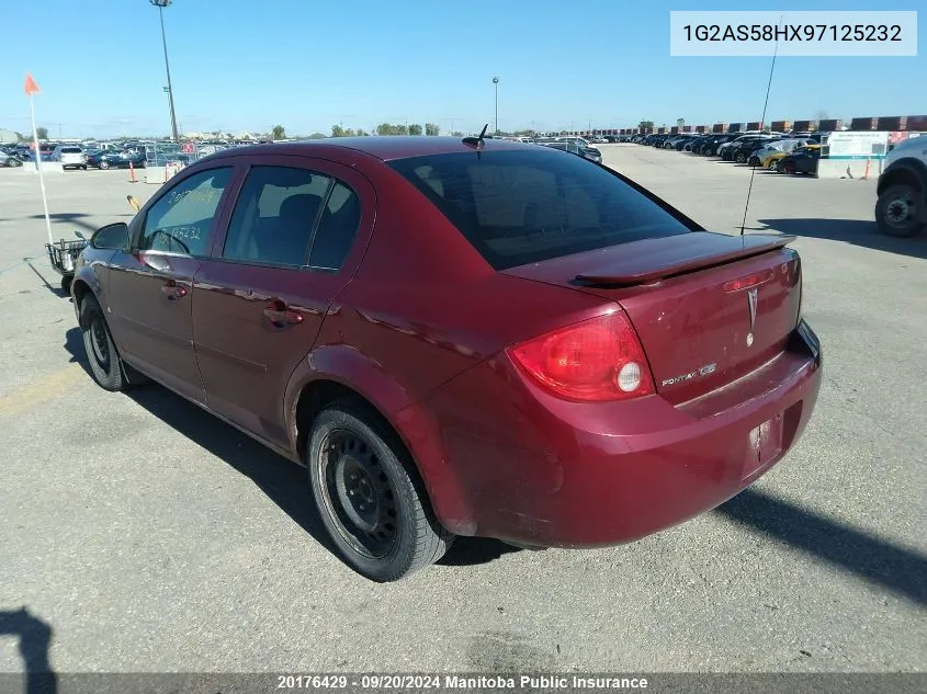 1G2AS58HX97125232 2009 Pontiac G5 Se