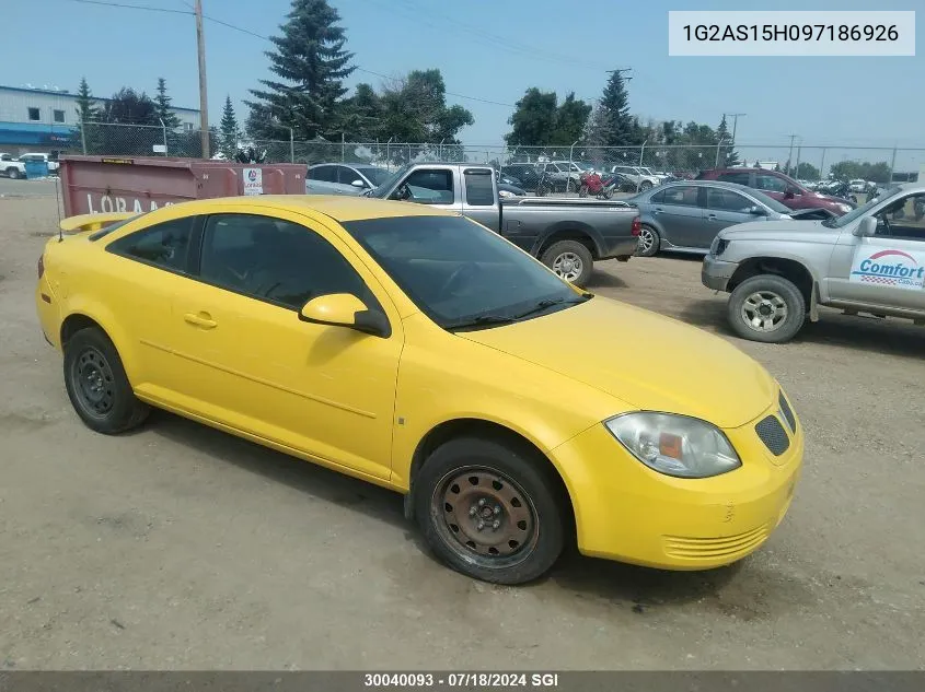 2009 Pontiac G5 Se VIN: 1G2AS15H097186926 Lot: 30040093