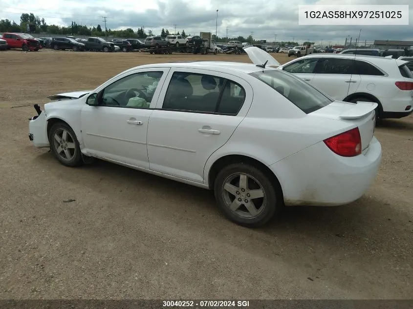 2009 Pontiac G5 Se VIN: 1G2AS58HX97251025 Lot: 30040252