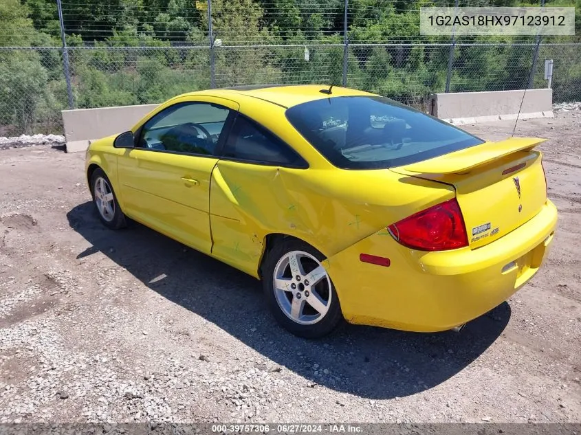 2009 Pontiac G5 VIN: 1G2AS18HX97123912 Lot: 39757306