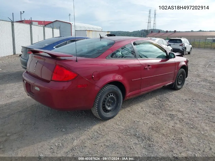 1G2AS18H497202914 2009 Pontiac G5