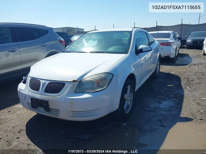 1G2AD1F5XA7115655 2010 Pontiac G5