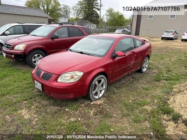 2010 Pontiac G5 VIN: 1G2AD1F57A7107786 Lot: 20161328