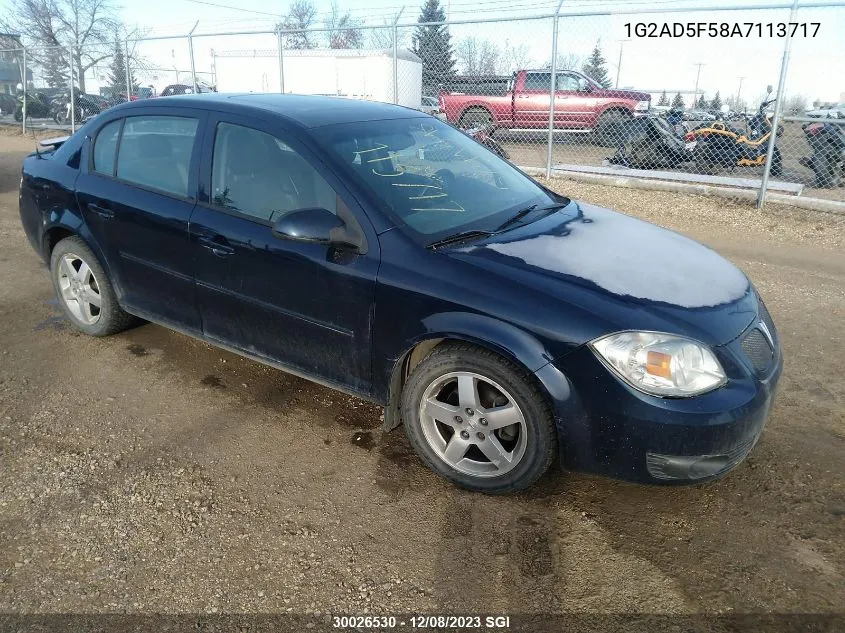 2010 Pontiac G5 Se VIN: 1G2AD5F58A7113717 Lot: 30026530