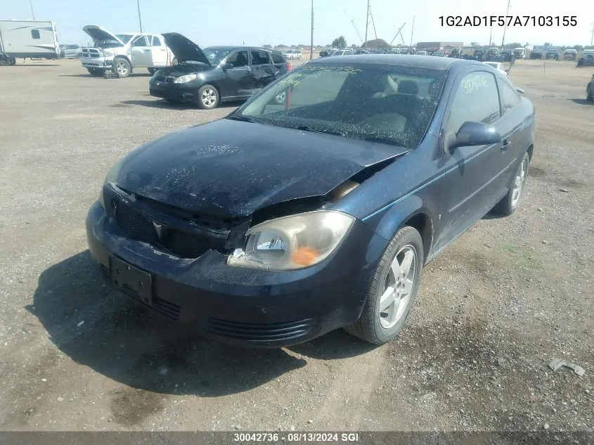 2010 Pontiac G5 Se VIN: 1G2AD1F57A7103155 Lot: 30042736