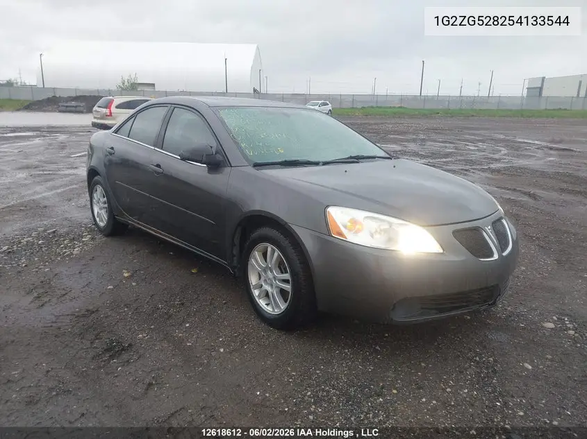 2005 Pontiac G6 VIN: 1G2ZG528254133544 Lot: 12618612