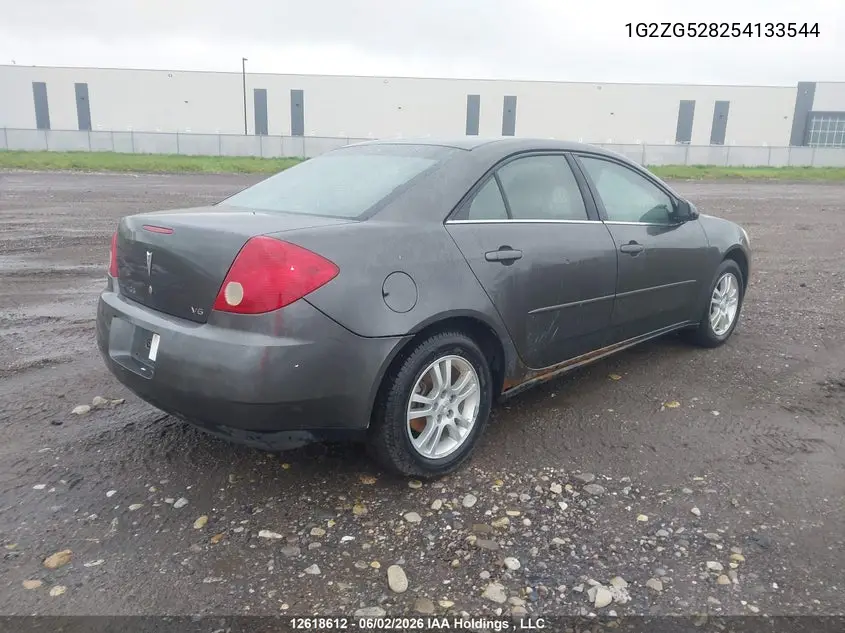 2005 Pontiac G6 VIN: 1G2ZG528254133544 Lot: 12618612
