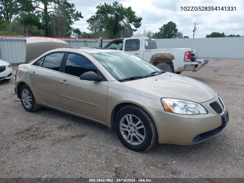 2005 Pontiac G6 VIN: 1G2ZG528354141331 Lot: 39421662