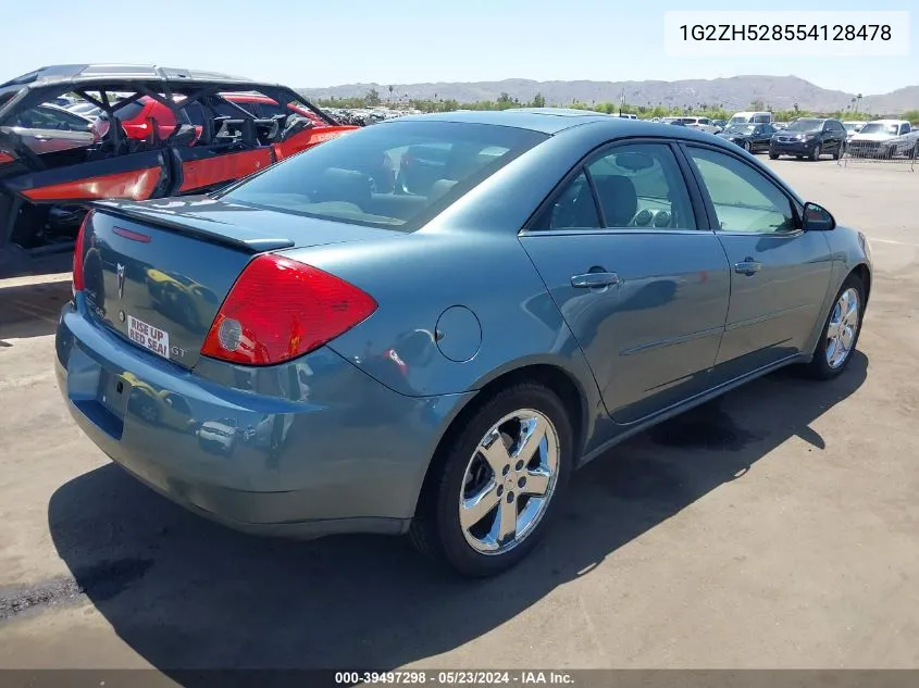 1G2ZH528554128478 2005 Pontiac G6 Gt