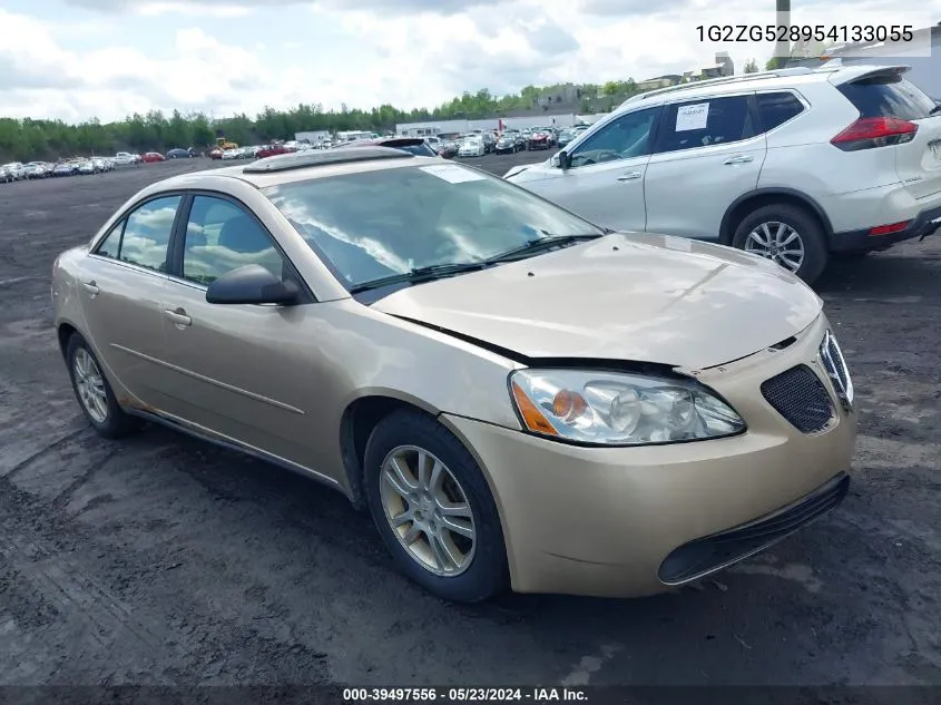 2005 Pontiac G6 VIN: 1G2ZG528954133055 Lot: 39497556